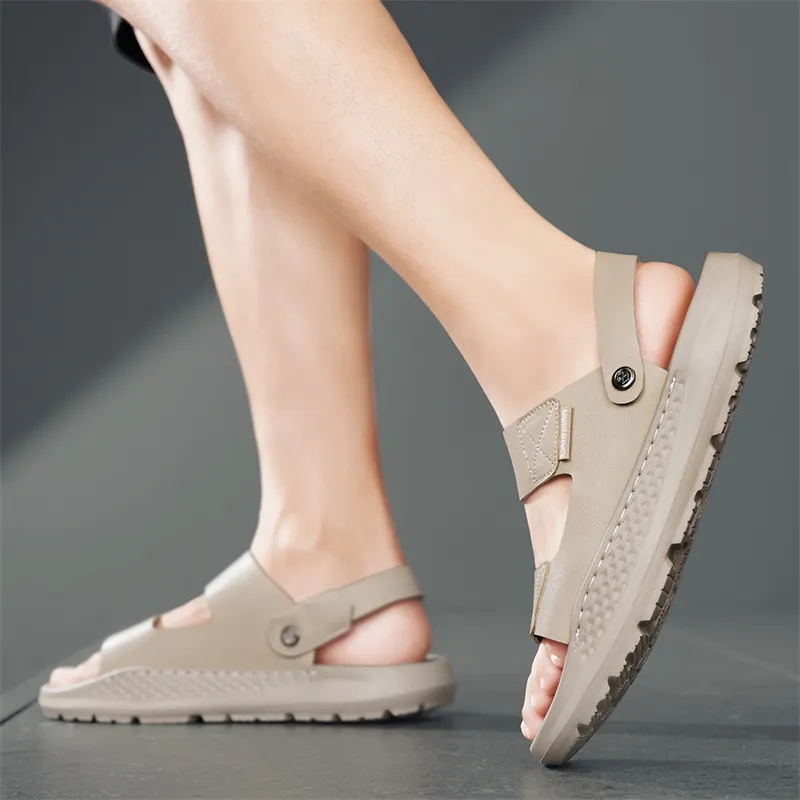 BBMTR Beach Sandals Men Black/Beige-10