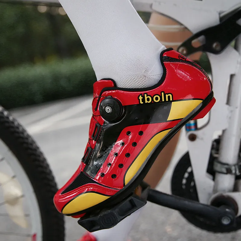 BBMTR Cycling Shoes Unisex Low Top Blue/Yellow/Red-12