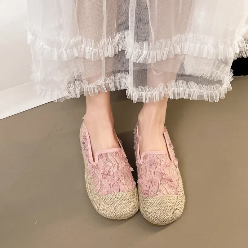 BBMTR Espadrilles Women's Beige/Pink-8