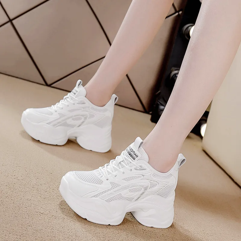 BBMTR Breathable, Slip Resistant, And Abrasion Resistant Chunky Sneakers Women's-18