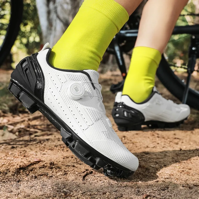 BBMTR Cycling Shoes Unisex Low Top Black/White-4