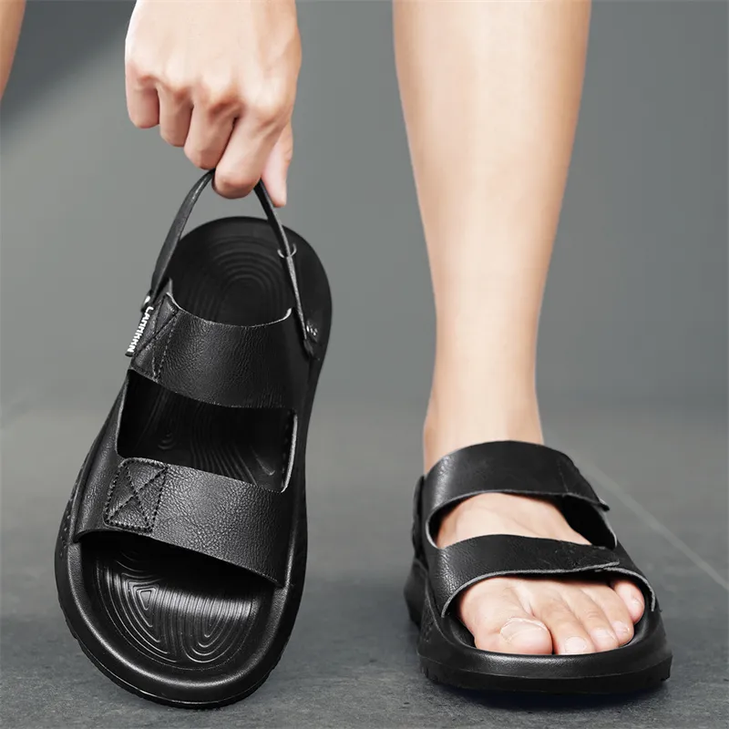 BBMTR Beach Sandals Men Black/Beige-3