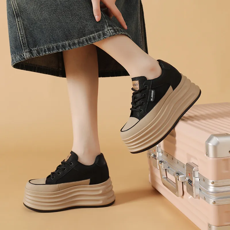 BBMTR Coverage Warm Balance Height Increasing Low Top Skateboard Shoes Women's-11