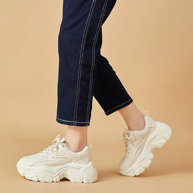 BBMTR Breathable Lightweight Chunky Sneakers Women's-3