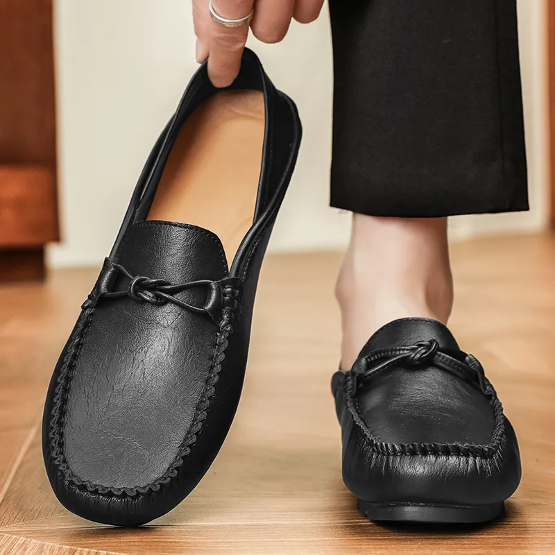 BBMTR Gommino Loafers Men Khaki/Black-9