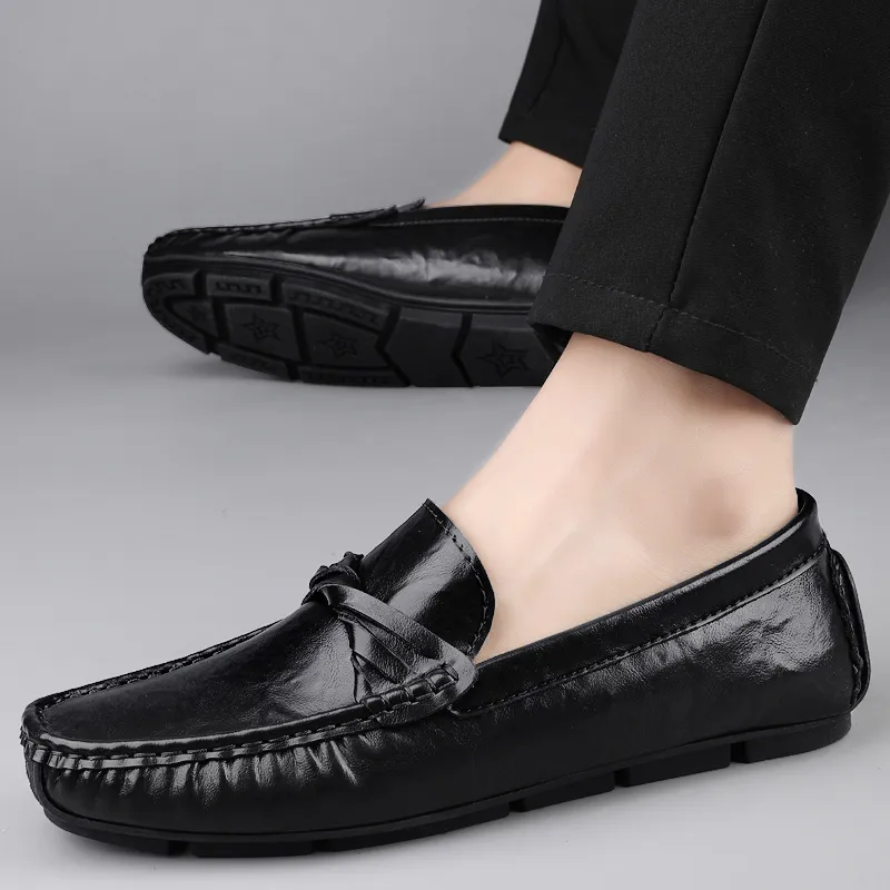 BBMTR Gommino Loafers Men Black/Brown-1