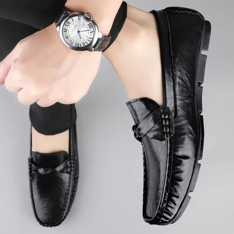 BBMTR Gommino Loafers Men Black/Brown-5