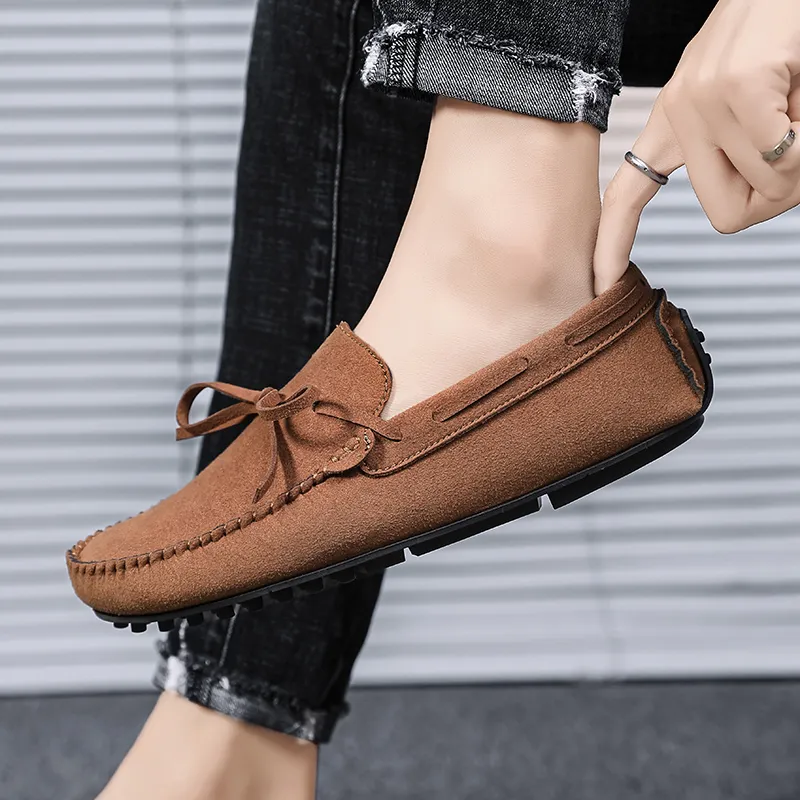 BBMTR Gommino Loafers Men Black/Gray/Red Brown/Blue/Khaki-16