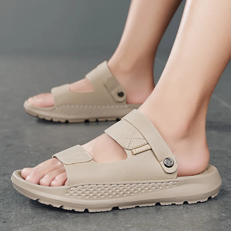 BBMTR Beach Sandals Men Black/Beige-7