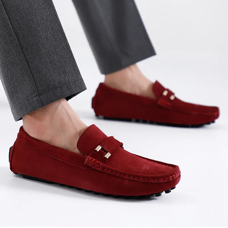 BBMTR Gommino Loafers Men Blue/Gray/Black/Burgundy/Brown-19