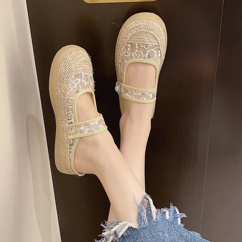 BBMTR Espadrilles Women's Black/Beige-8