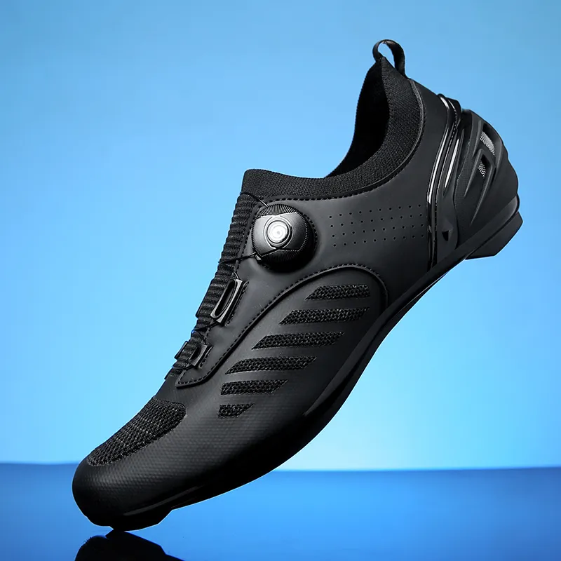 BBMTR Cycling Shoes Unisex Low Top Black/Gray/Denim Blue/Purple-1