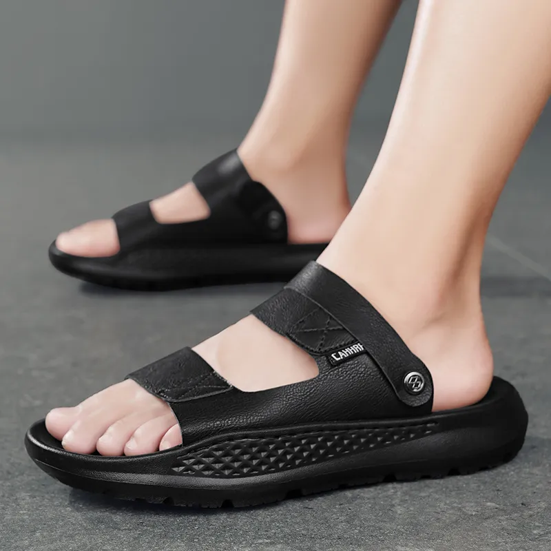 BBMTR Beach Sandals Men Black/Beige-1