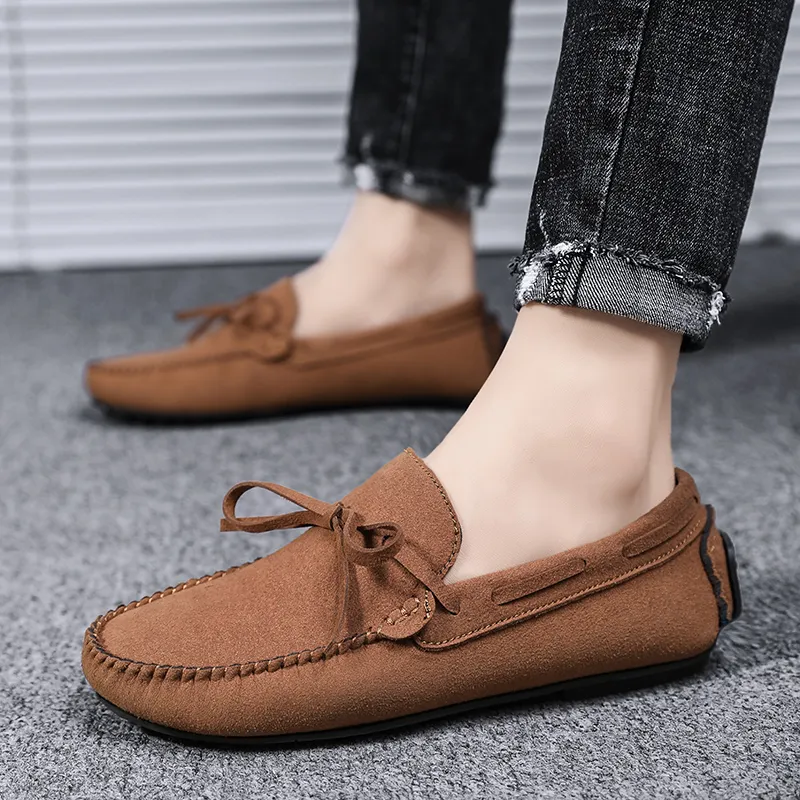 BBMTR Gommino Loafers Men Black/Gray/Red Brown/Blue/Khaki-14