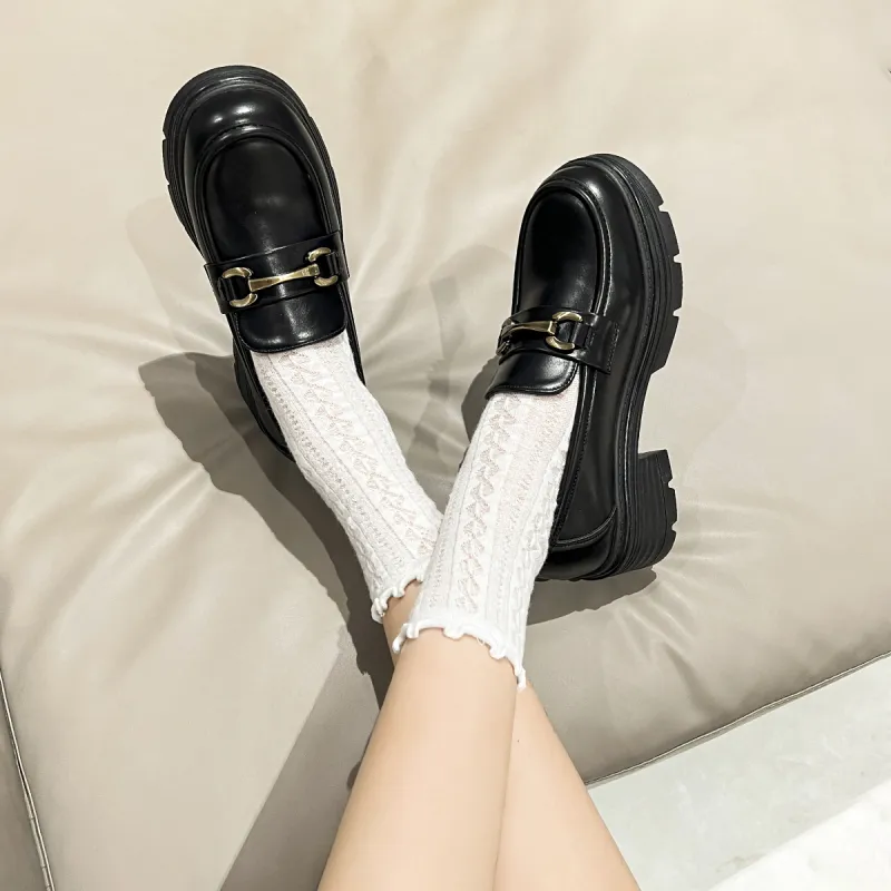 BBMTR Loafers 6cm Women's Black-2
