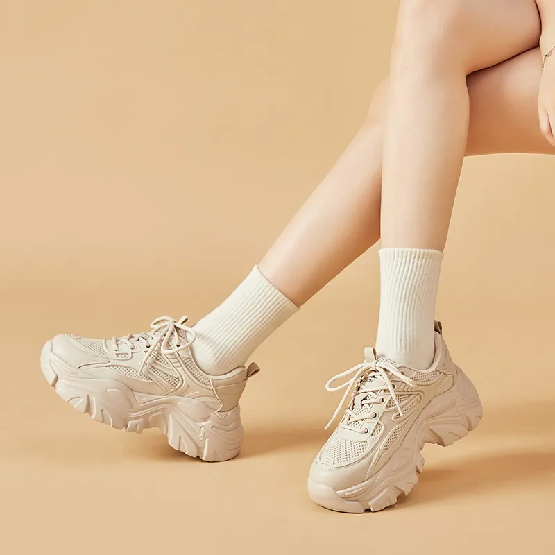 BBMTR Breathable Lightweight Chunky Sneakers Women's-10