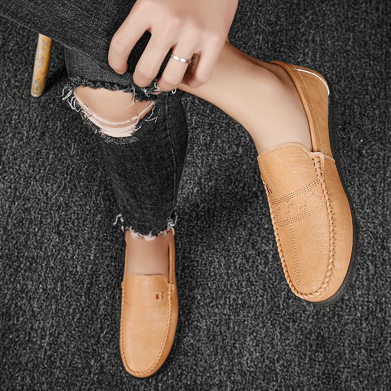 BBMTR Gommino Loafers Men Black, Brown, Beige-14