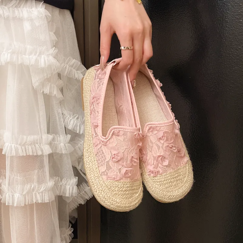 BBMTR Espadrilles Women's Beige/Pink-6