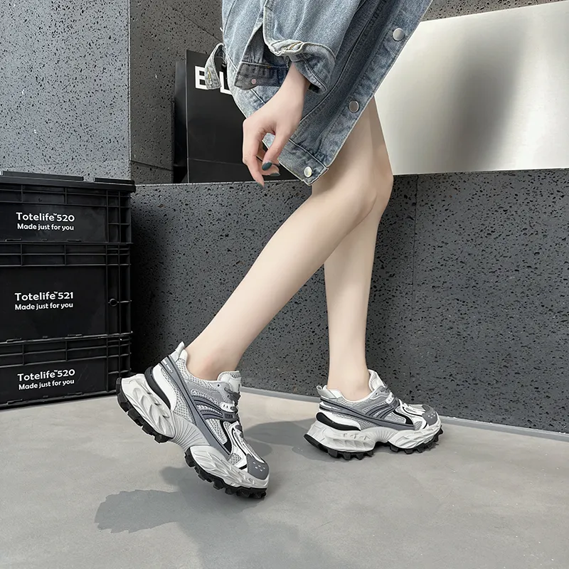 BBMTR Breathable Low Top Chunky Sneakers Women's-7