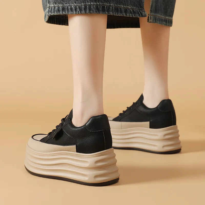 BBMTR Coverage Warm Balance Height Increasing Low Top Skateboard Shoes Women's-10