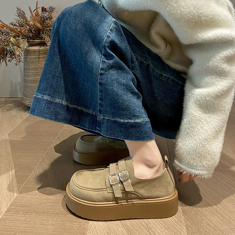 BBMTR Loafers Women's Khaki/Camel-2