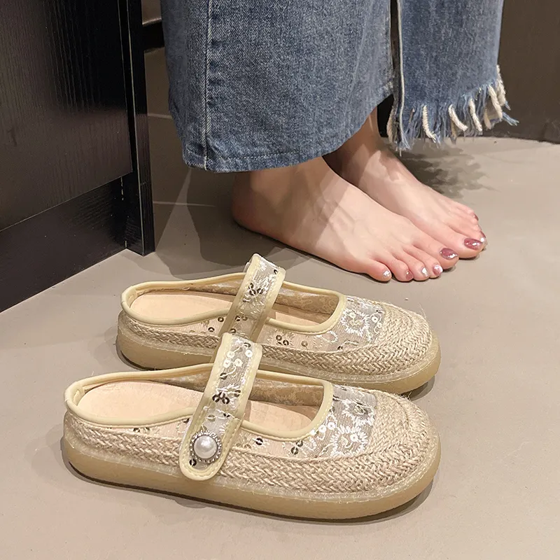 BBMTR Espadrilles Women's Black/Beige-6
