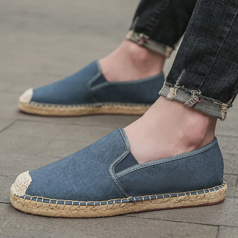 BBMTR Espadrilles Men Dark Blue/Dark Gray/Khaki/Light Gray/Beige Gray White-3
