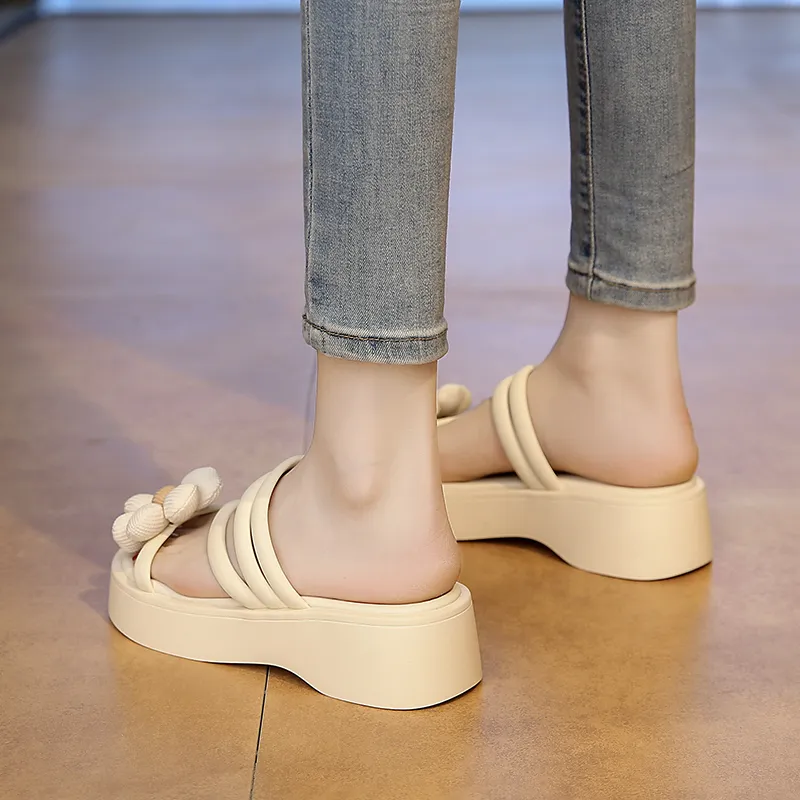 BBMTR Slide Slippers Women's Light Yellow/beige-11