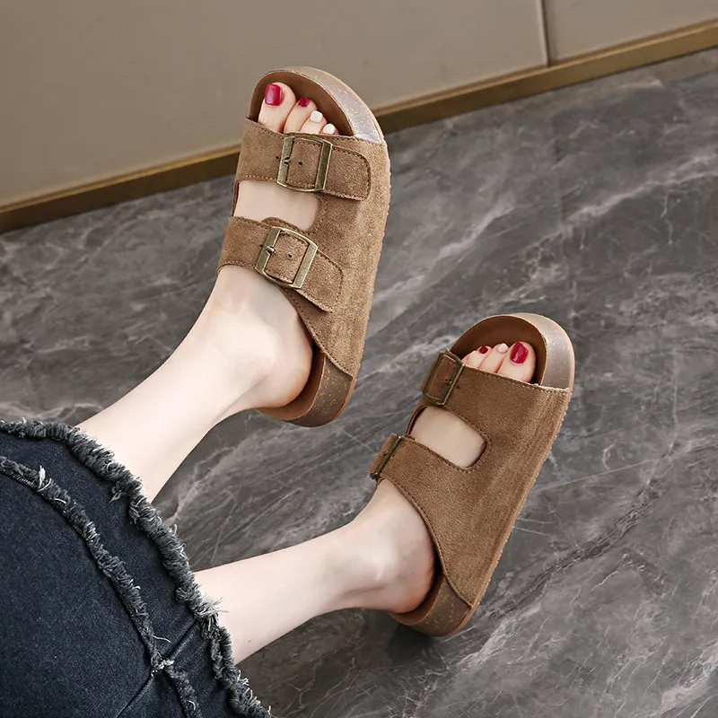 BBMTR Slide Slippers Women's Ecru/Khaki/Pink/Yellow-10