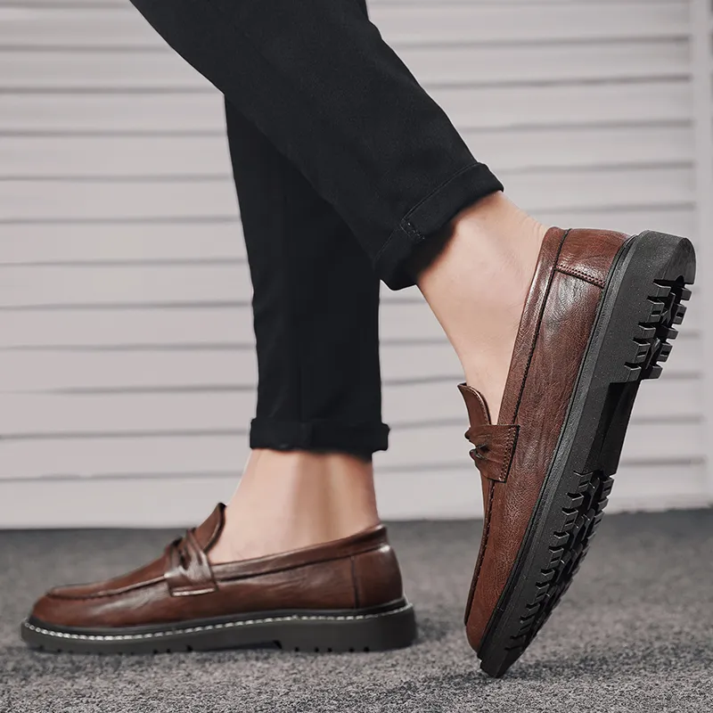 BBMTR Men's Casual Shoes Men Black, Gray, Brown-7