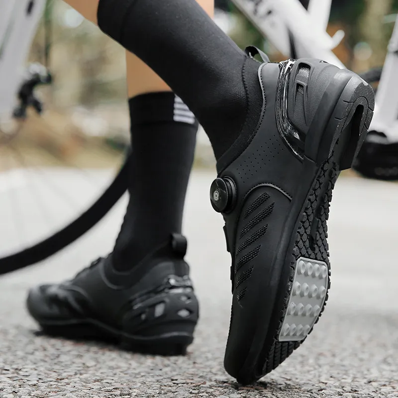 BBMTR Cycling Shoes Unisex Low Top Black/Gray/Denim Blue/Purple-4