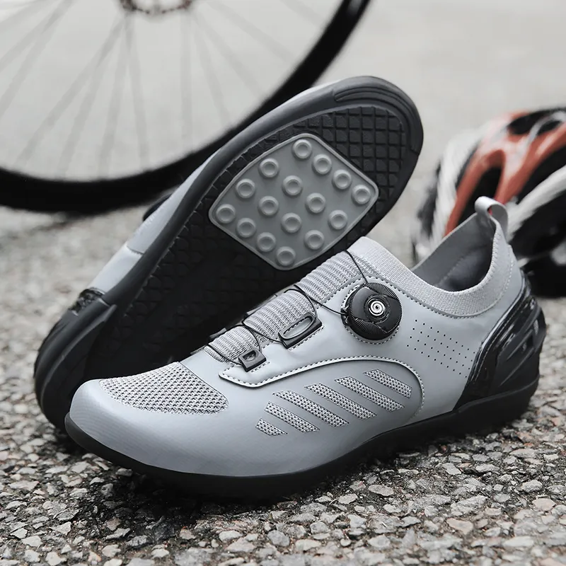BBMTR Cycling Shoes Unisex Low Top Black/Gray/Denim Blue/Purple-7