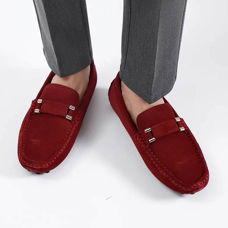BBMTR Gommino Loafers Men Blue/Gray/Black/Burgundy/Brown-23