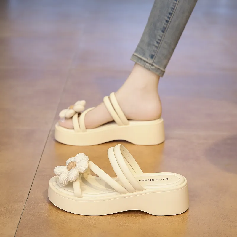 BBMTR Slide Slippers Women's Light Yellow/beige-8