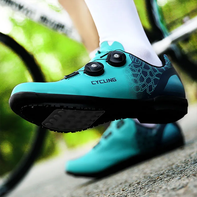 BBMTR Cycling Shoes Men Low Top Blue/Black/Gray-1