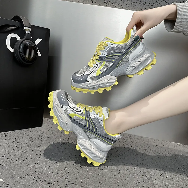 BBMTR Breathable Low Top Chunky Sneakers Women's-13