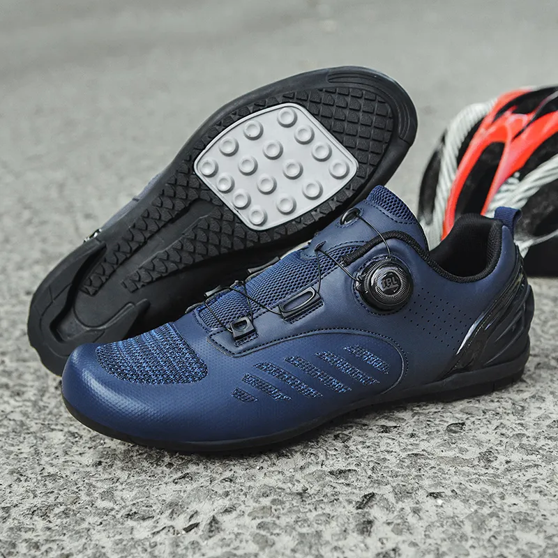 BBMTR Cycling Shoes Unisex Low Top Black / Blue / Pink-2