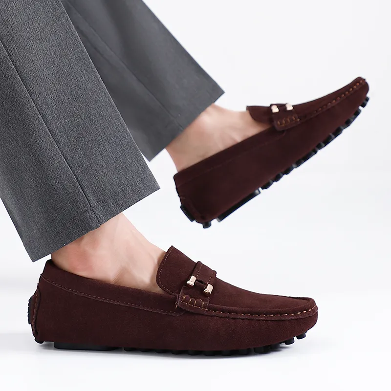 BBMTR Gommino Loafers Men Blue/Gray/Black/Burgundy/Brown-29
