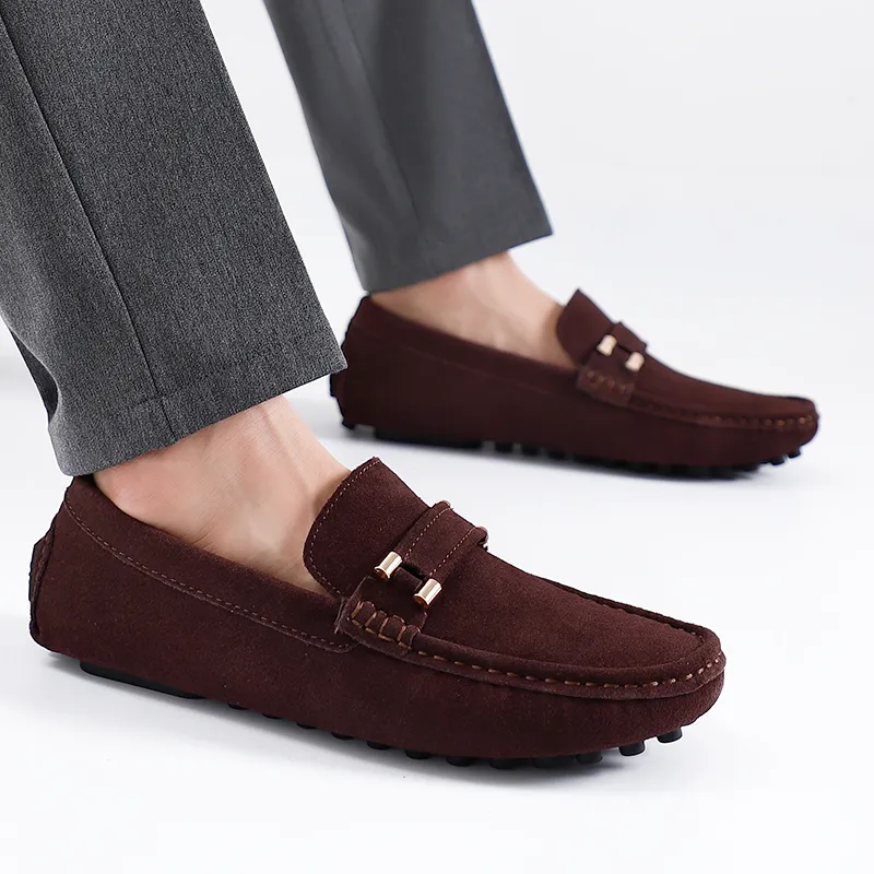 BBMTR Gommino Loafers Men Blue/Gray/Black/Burgundy/Brown-28