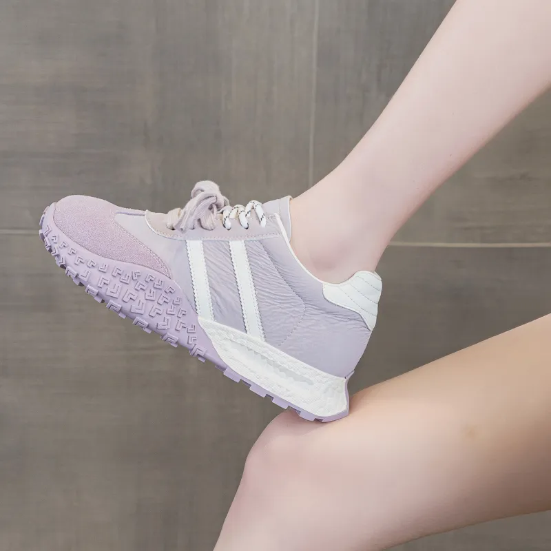 BBMTR Skateboard Shoes Women's Low Top Beige/Ginger Yellow/Misty Purple-14