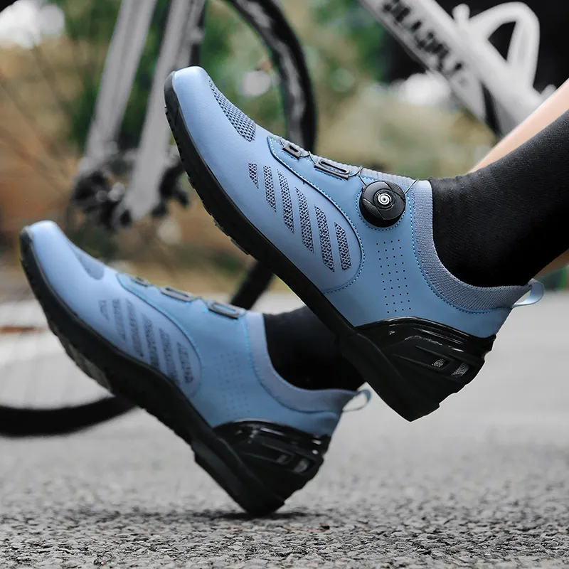 BBMTR Cycling Shoes Unisex Low Top Black/Gray/Denim Blue/Purple-13