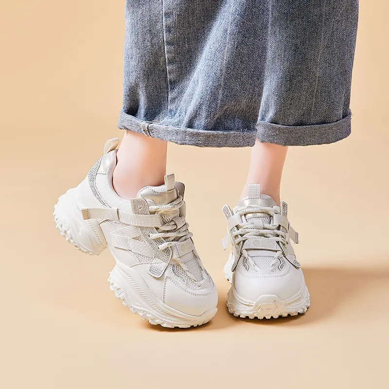 BBMTR Height Increasing Low Top Chunky Sneakers Women's-7