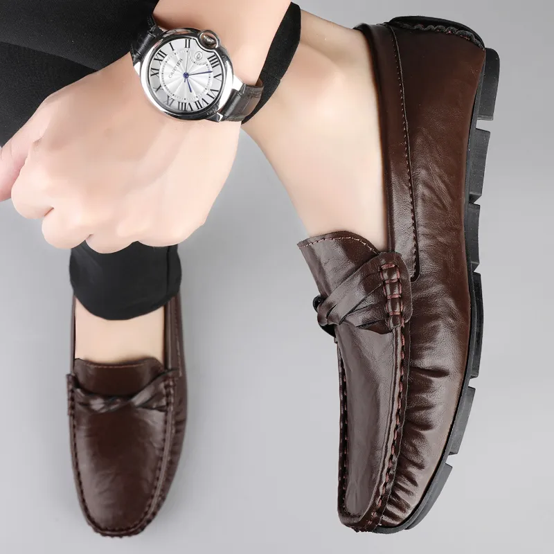 BBMTR Gommino Loafers Men Black/Brown-11