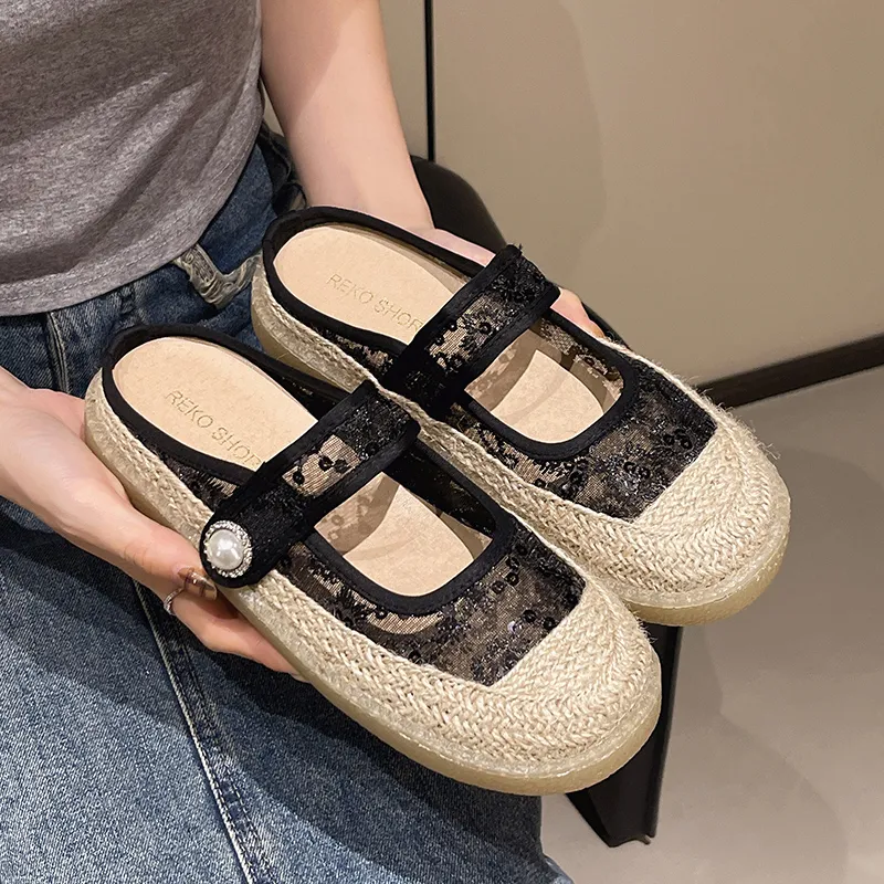 BBMTR Espadrilles Women's Black/Beige-1