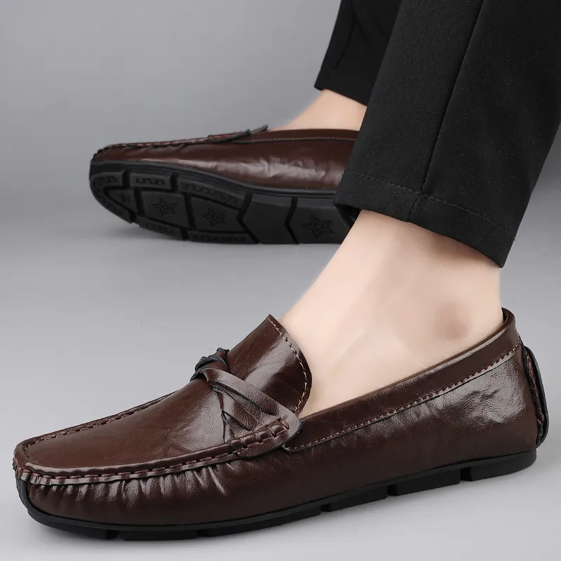 BBMTR Gommino Loafers Men Black/Brown-7