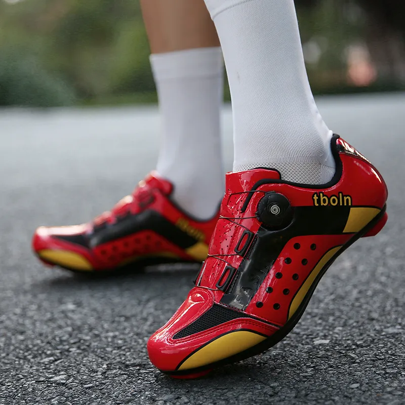 BBMTR Cycling Shoes Unisex Low Top Blue/Yellow/Red-14