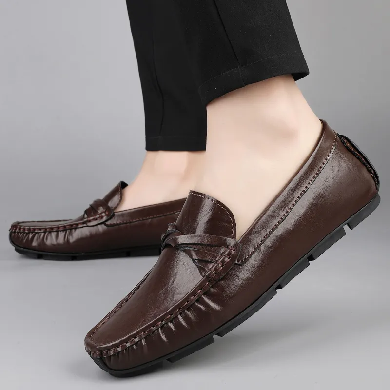BBMTR Gommino Loafers Men Black/Brown-10