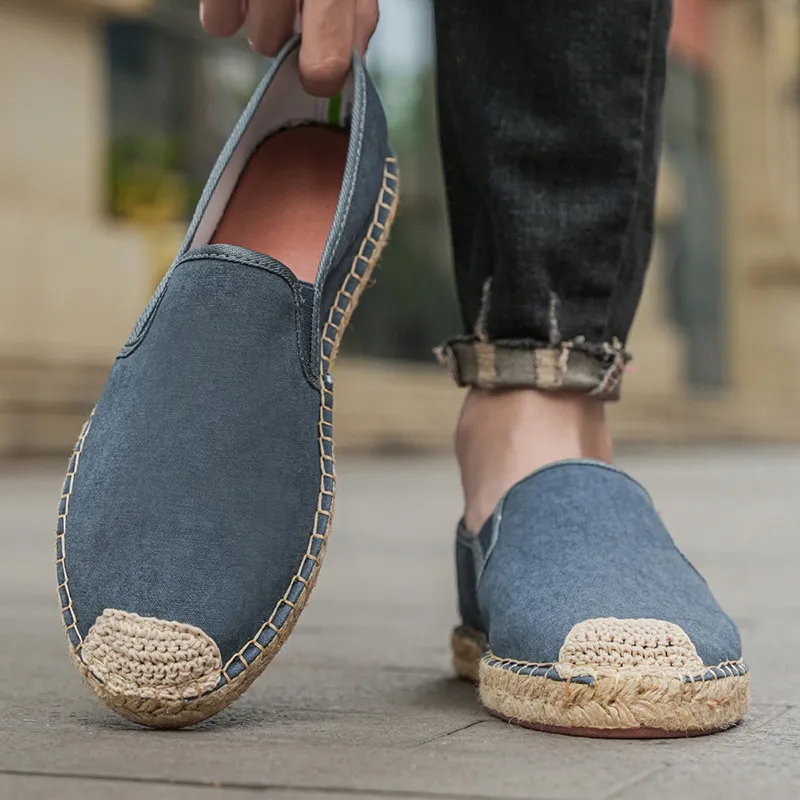 BBMTR Espadrilles Men Dark Blue/Dark Gray/Khaki/Light Gray/Beige Gray White-2