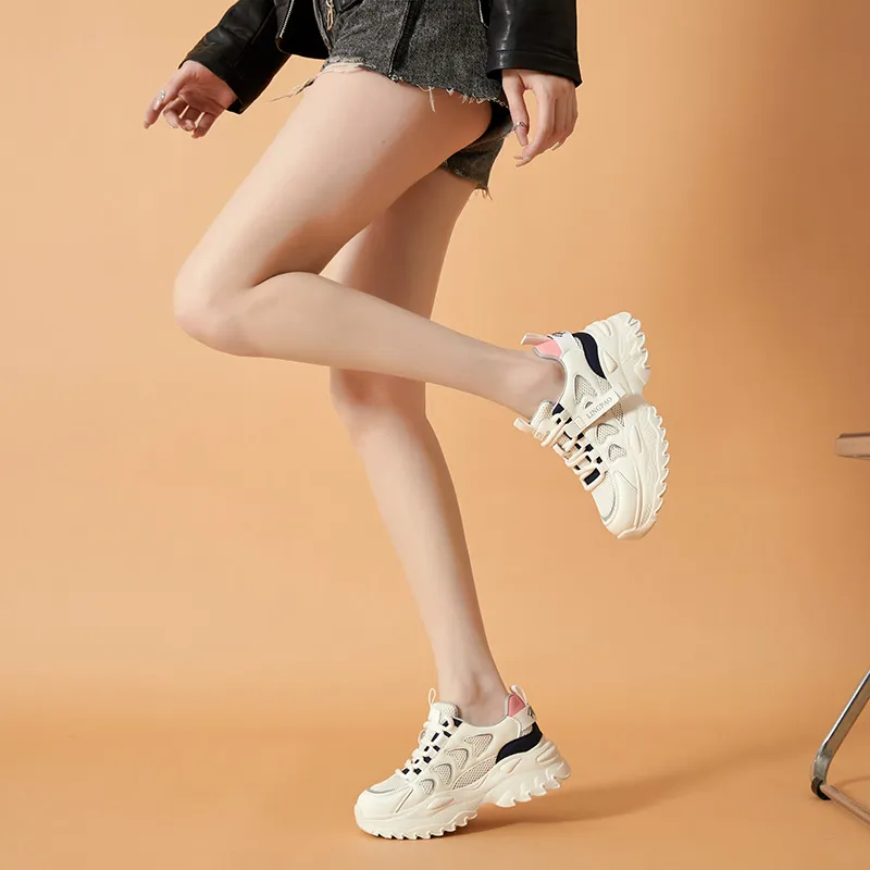 BBMTR Height Increasing Low Top Chunky Sneakers Women's-8