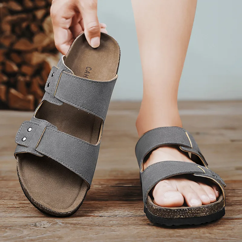 BBMTR Slide Slippers Men Sand/Gray/Camel-6
